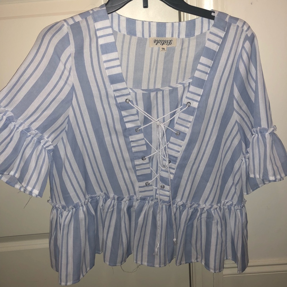 Striped Boutique Top